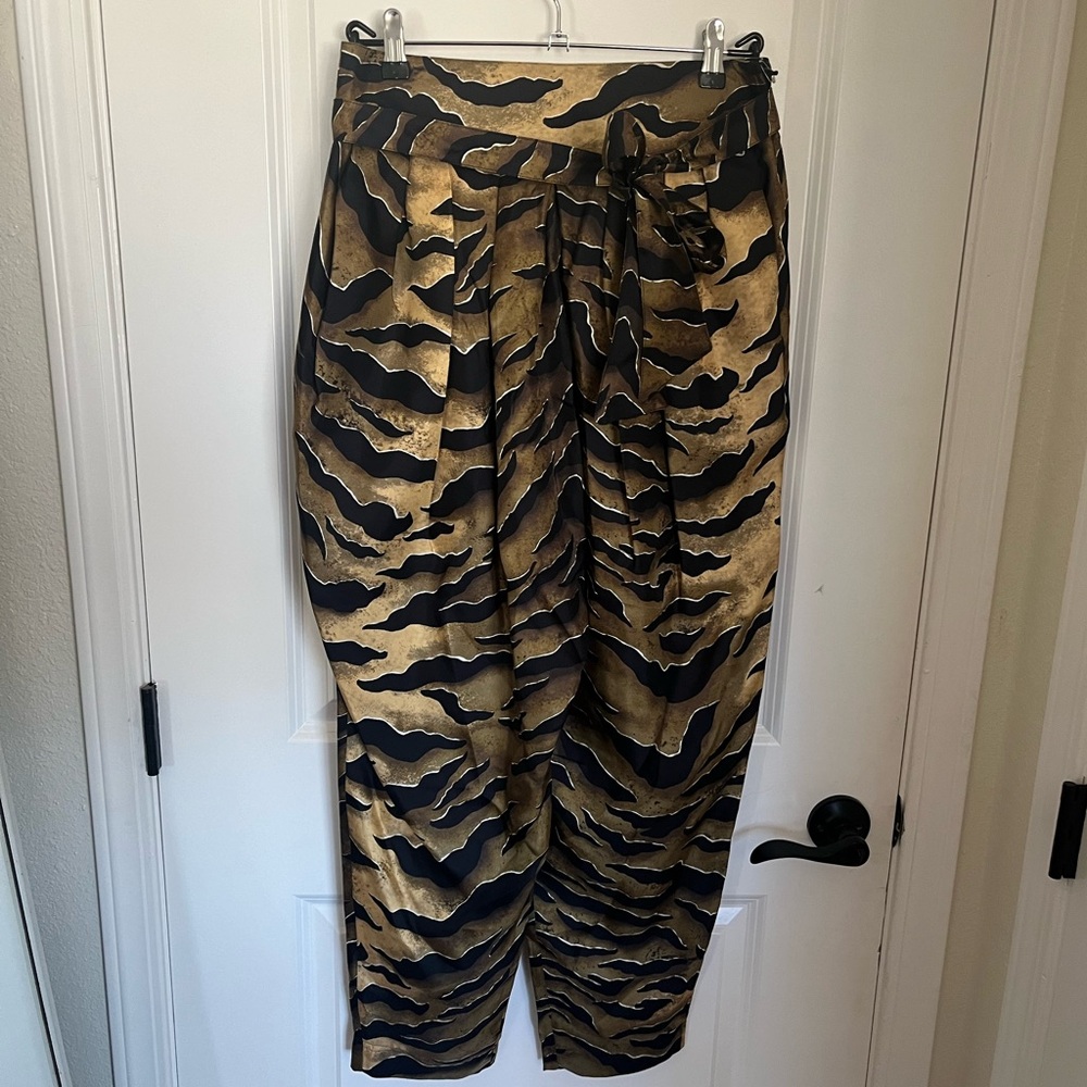 Dsquared2 Cheetah Silk Pants